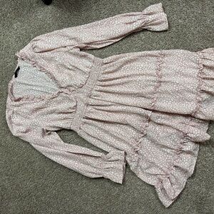 Pink Floral Women's Top